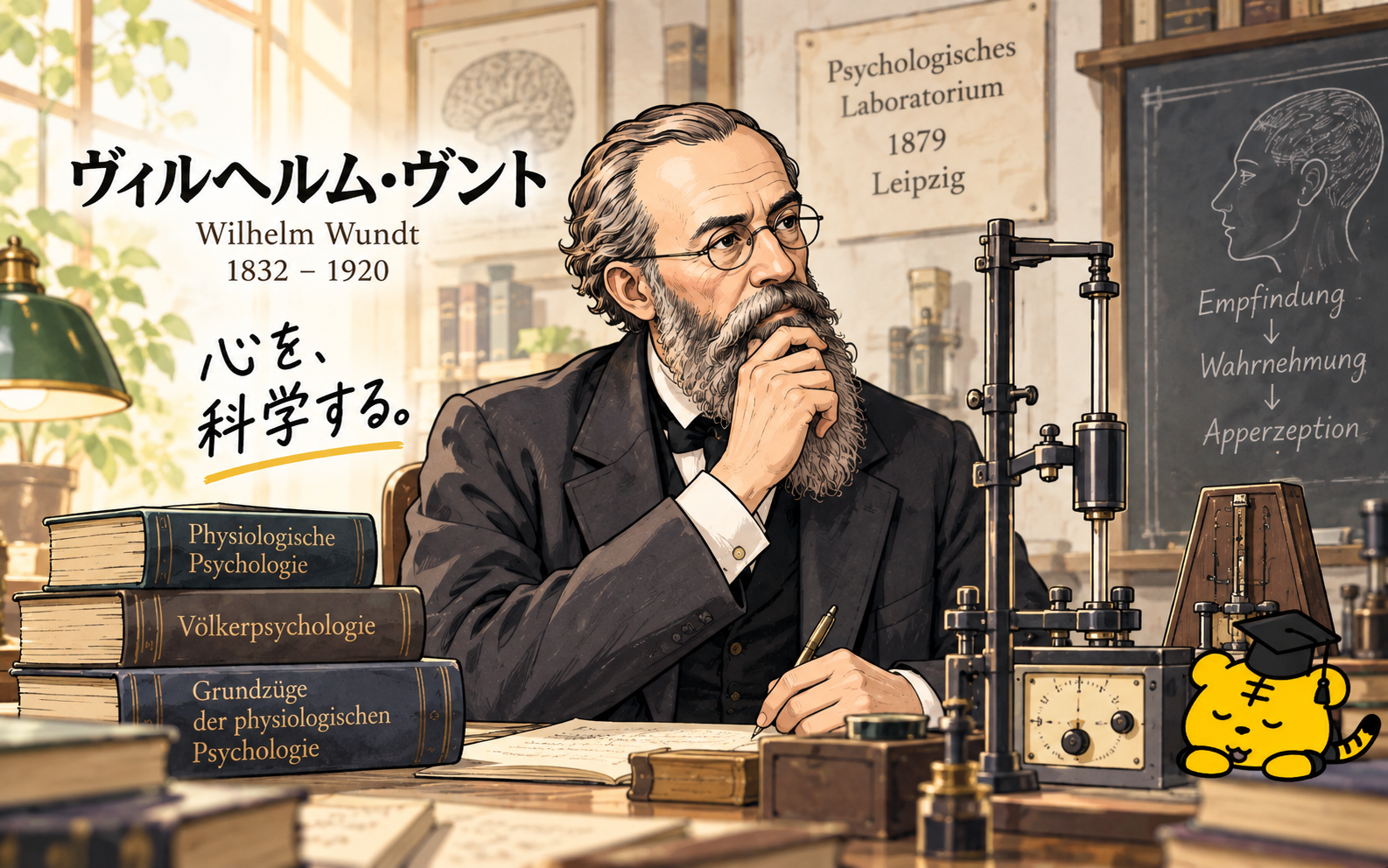 ヴィルヘルム・ヴントとは？ 心を「科学」の対象にした実験心理学の父